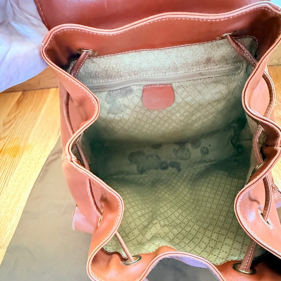Gucci Brown Leather Backpack - Picture 5 of 9
